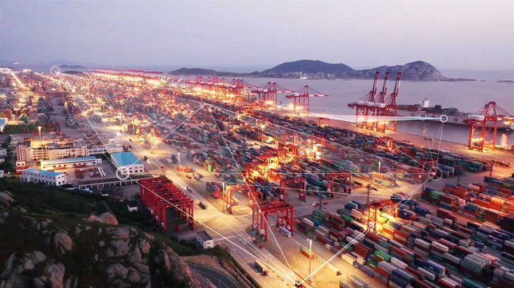 Ein digital vernetzter Hafen